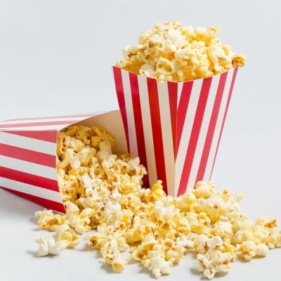 Machine à pop-corn avec chariot – 5 kg/h – avec 1 bouilloire